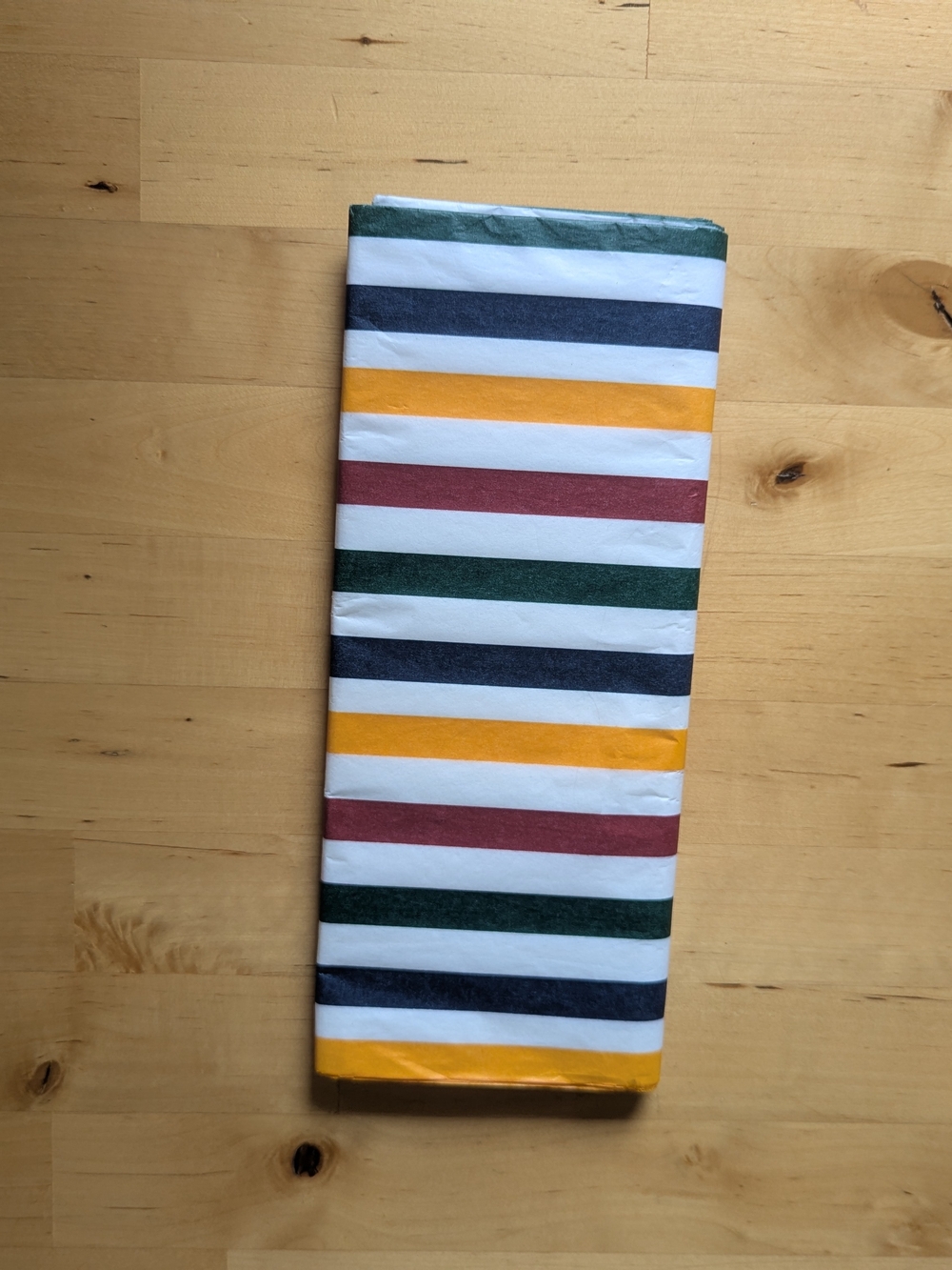 Hudson's Bay Striped Tissue Paper 7 Sheets - Not in Original Packaging